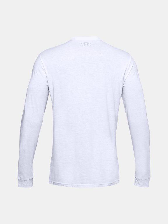 Футболка Under Armour SPORTSTYLE LEFT CHEST LS-WHT