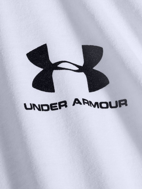 Футболка Under Armour SPORTSTYLE LEFT CHEST LS-WHT