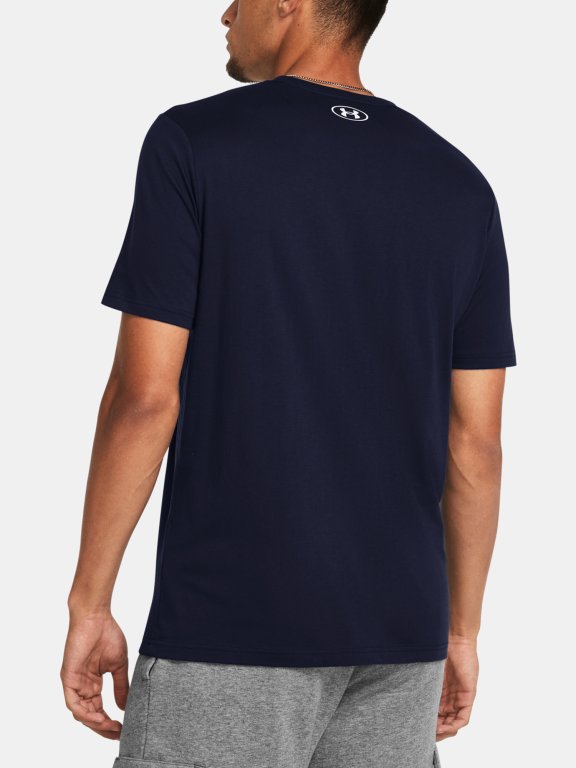 Футболка Under Armour UA SPORTSTYLE LOGO UPDATE SS-BLU