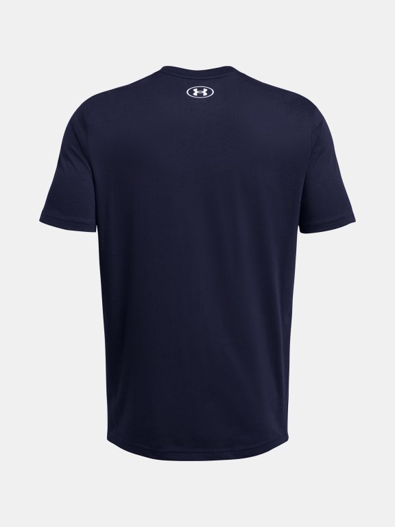 Футболка Under Armour UA SPORTSTYLE LOGO UPDATE SS-BLU
