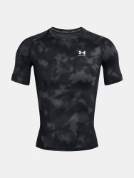 Футболка Under Armour UA HG Armour Printed SS - чорна