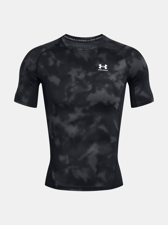 Футболка Under Armour UA HG Armour Printed SS - чорна