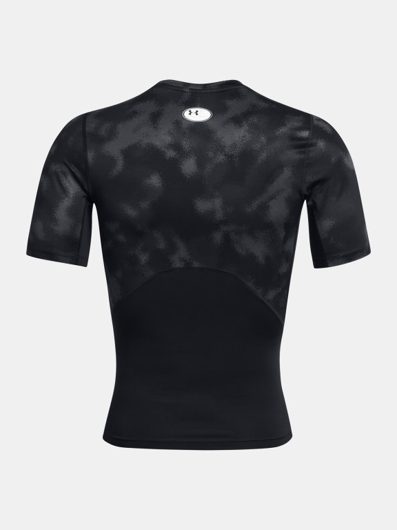 Футболка Under Armour UA HG Armour Printed SS - чорна
