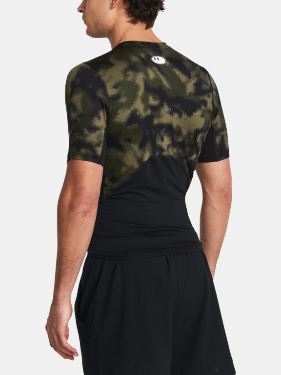 Футболка Under Armour UA HG Armour з принтом SS-GRN
