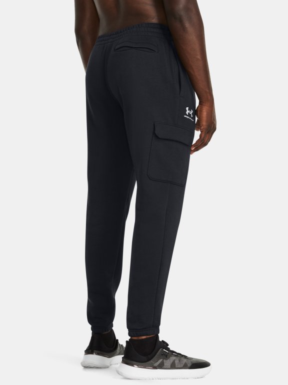 Under Armour UA Essential Flc Cargo Pant-BLK