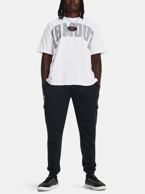 Under Armour UA Essential Flc Cargo Pant-BLK