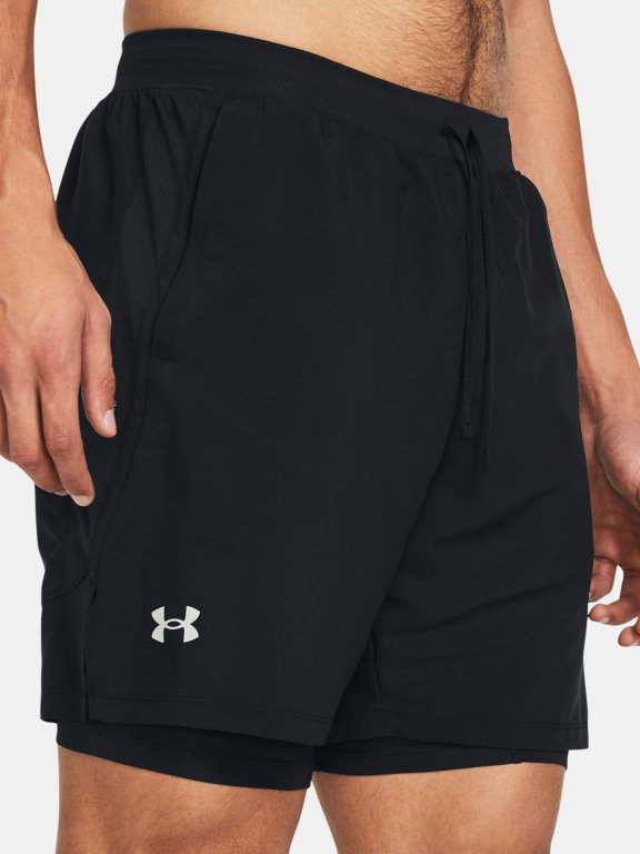 Шорти Under Armour UA LAUNCH 7'' 2-IN-1 SHORTS-BLK