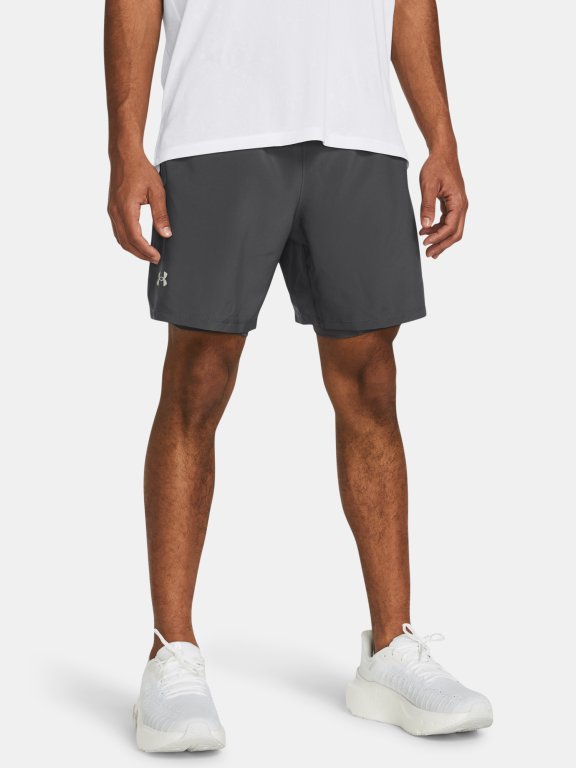 Шорти Under Armour UA LAUNCH 7'' 2-IN-1 SHORTS-GRY