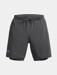 Шорти Under Armour UA LAUNCH 7'' 2-IN-1 SHORTS-GRY