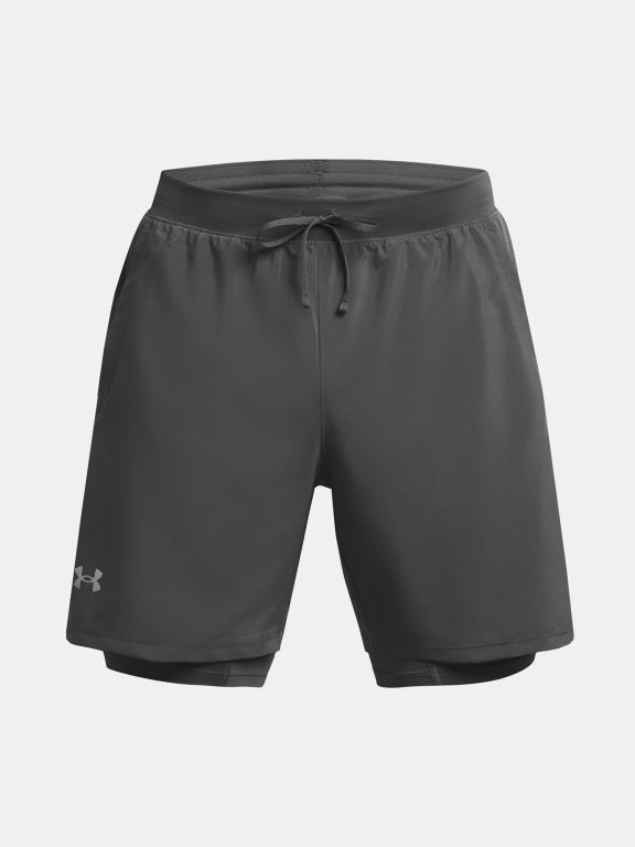 Шорти Under Armour UA LAUNCH 7'' 2-IN-1 SHORTS-GRY