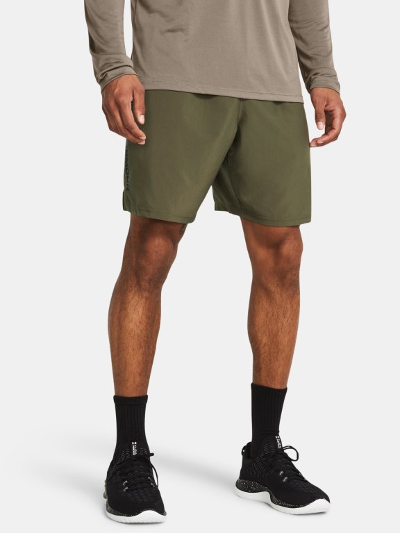 Шорти Under Armour UA Woven Wdmk Shorts-GRN