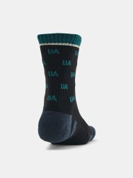 Шкарпетки Under Armour UA Perf Cotton Nov 2pk Mid-BLK