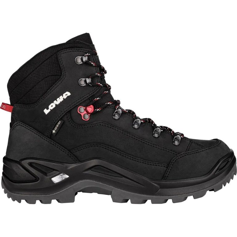 Obuv Lowa Renegade GTX Mid M - černá/červená