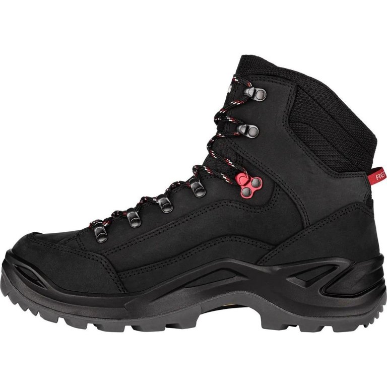Obuv Lowa Renegade GTX Mid M - černá/červená