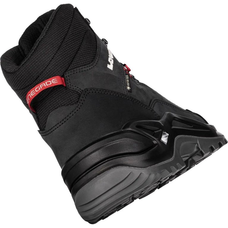 Obuv Lowa Renegade GTX Mid M - černá/červená
