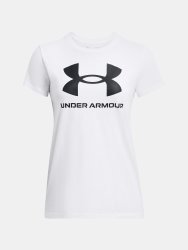 Футболка Under Armour UA Sportstyle Logo SS W - біла