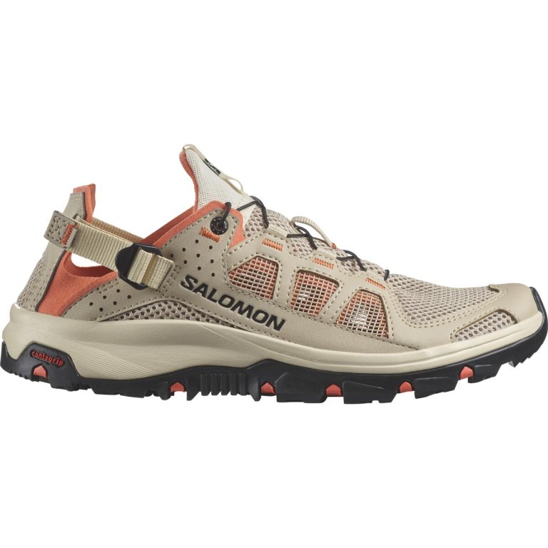 Взуття Salomon Techamphibian 5 W - коричневий/помаранчевий