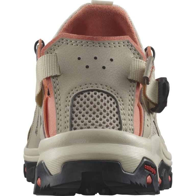Взуття Salomon Techamphibian 5 W - коричневий/помаранчевий