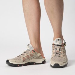 Взуття Salomon Techamphibian 5 W - коричневий/помаранчевий
