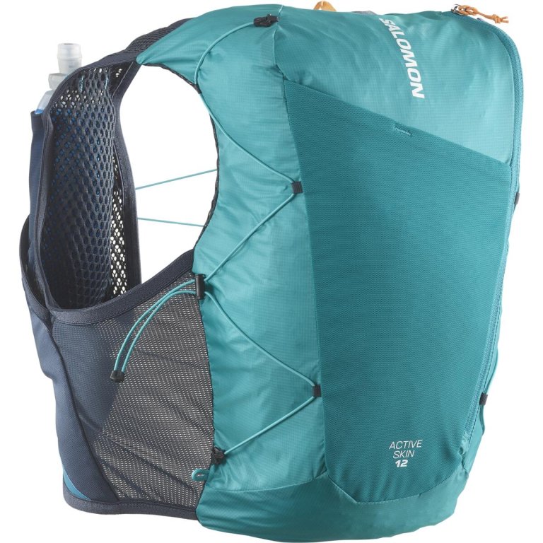 Рюкзак Salomon Active Skin 12 з флягами - синій