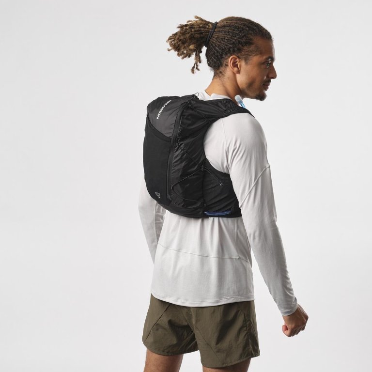 Желет Salomon Active Skin 12 з флягами - чорний