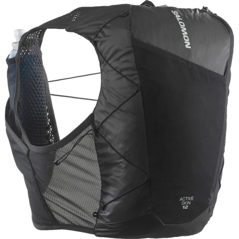 Желет Salomon Active Skin 12 з флягами - чорний