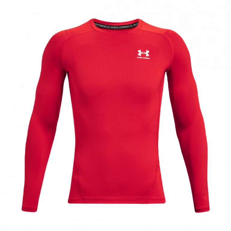 Футболка Under Armour HG Armour Comp LS M - червона