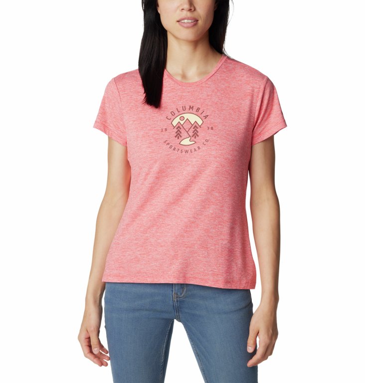 Футболка Columbia Sloan Ridge™ Graphic SS Tee W - помаранчевий