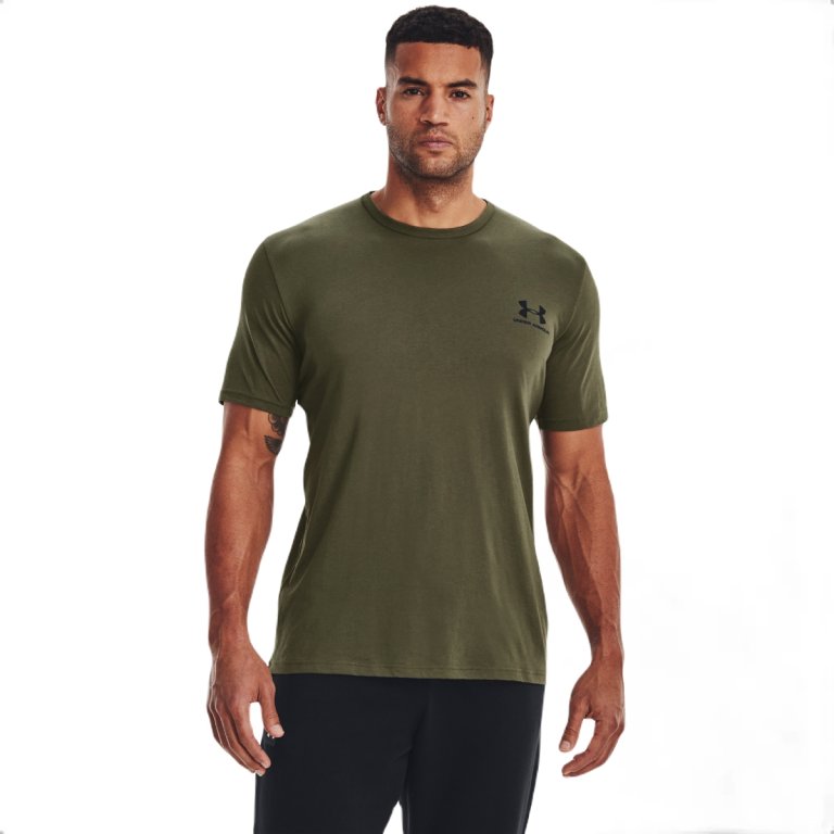 Футболка Under Armour UA Sportstyle LC SS M - зелена