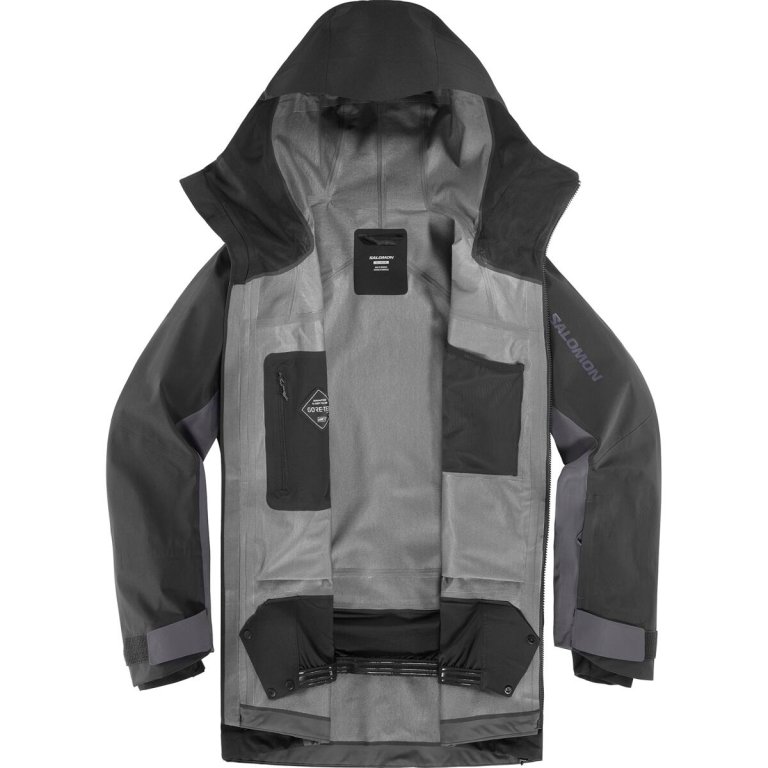 Pánská lyžařská bunda Salomon Moon Patrol Goretex Jkt M - červená/černá