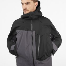 Pánská lyžařská bunda Salomon Moon Patrol Goretex Jkt M - červená/černá
