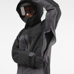 Pánská lyžařská bunda Salomon Moon Patrol Goretex Jkt M - červená/černá