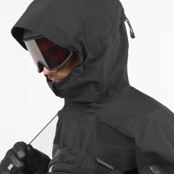 Pánská lyžařská bunda Salomon Moon Patrol Goretex Jkt M - červená/černá
