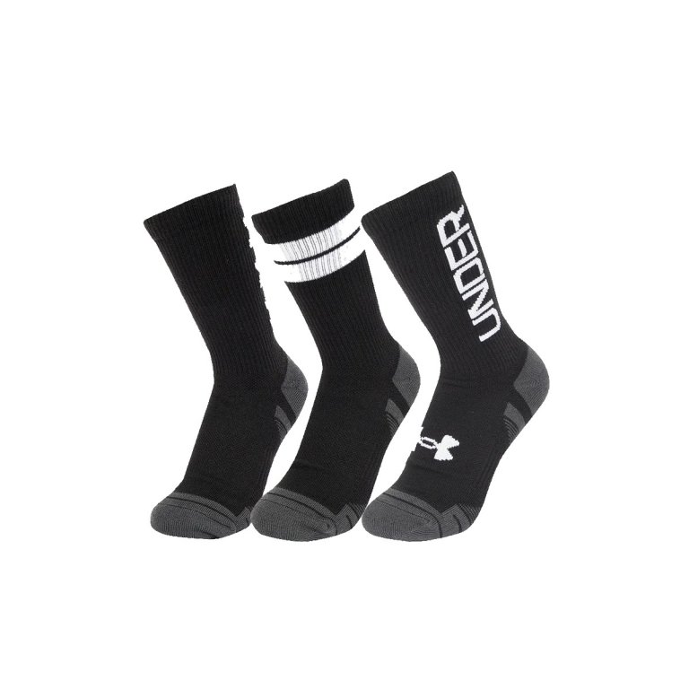 Шкарпетки Under Armour UA Perf Tech Nov 3pk Crew - чорні