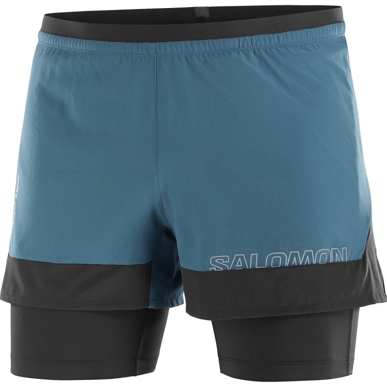 Шорти Salomon Cross 2IN1 Shorts M - синій/чорний