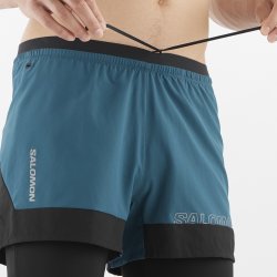 Шорти Salomon Cross 2IN1 Shorts M - синій/чорний