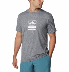 Футболка Columbia Kwick Hike™ Graphic SS Tee M - сірий