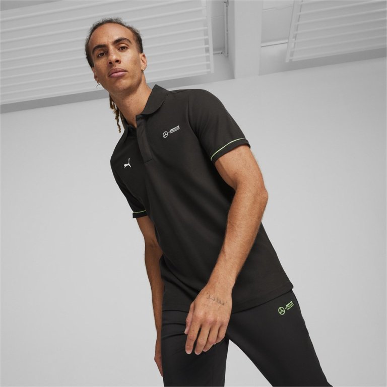 Футболка Puma Mercedes F1 Polo M - чорна