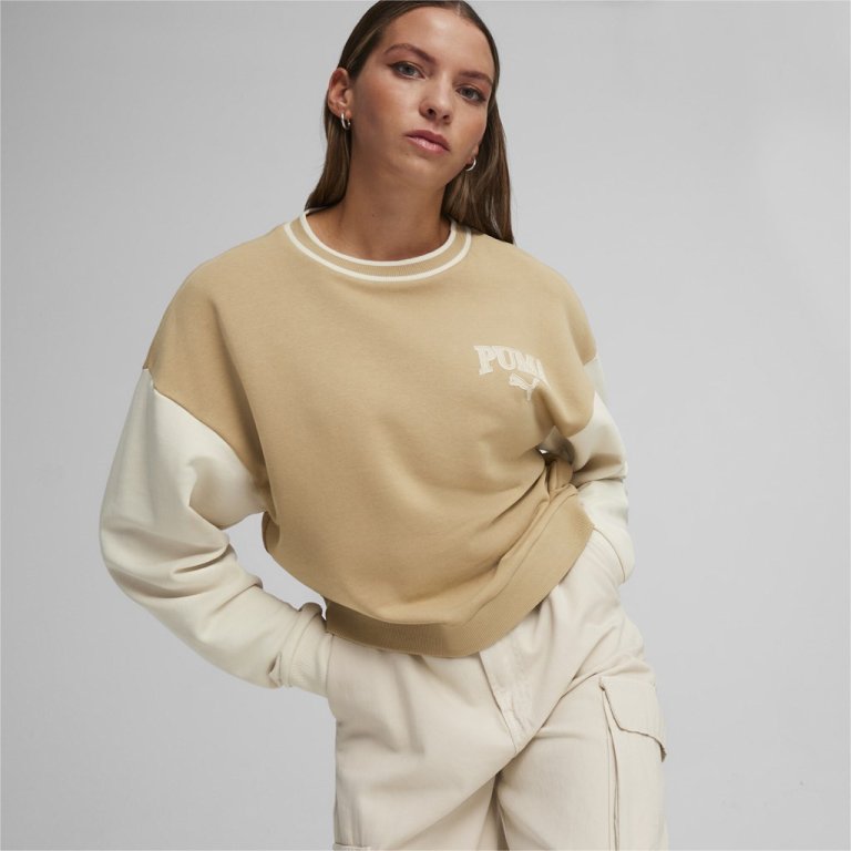 Світшот Puma Squad Crew TR W - бежевий
