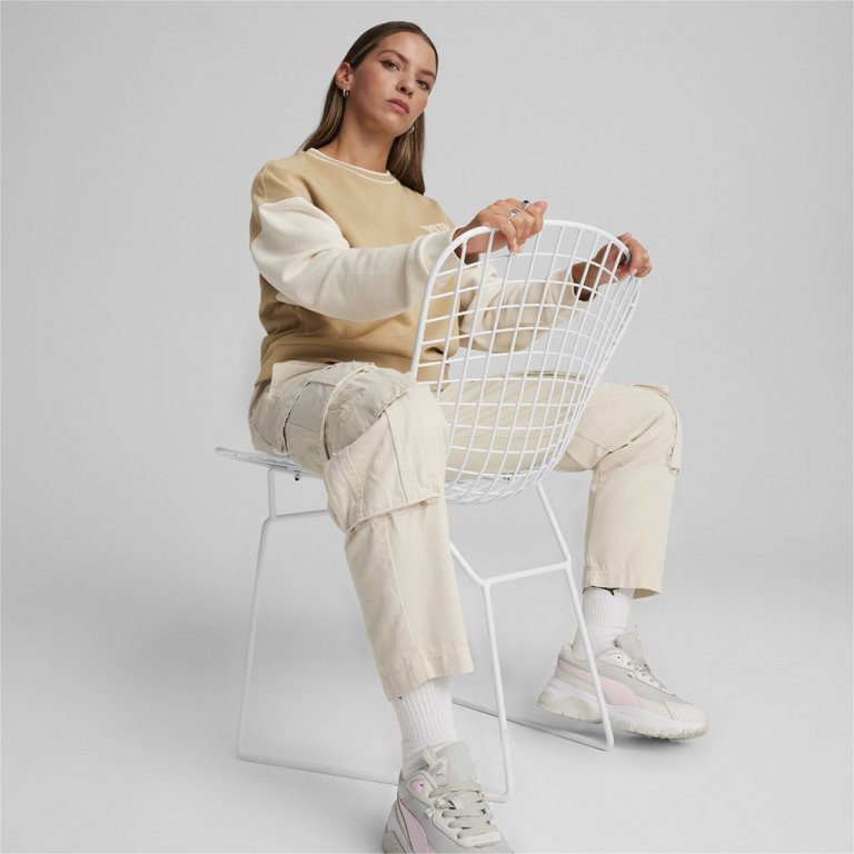 Світшот Puma Squad Crew TR W - бежевий