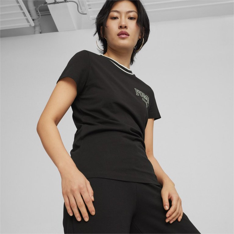 Футболка Puma Squad Tee W - чорна