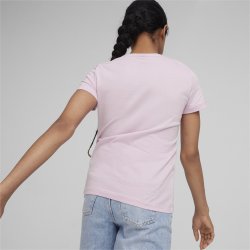 Футболка Puma ESS Logo Tee J - рожевий