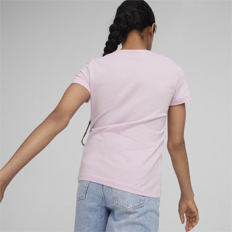 Футболка Puma ESS Logo Tee J - рожевий