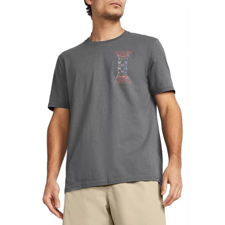 Футболка Under Armour UA Dusk to Dawn Skul SS Tee M - сіра