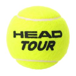 Tenisové míče Head Tour 3ks v dóze - žlutá