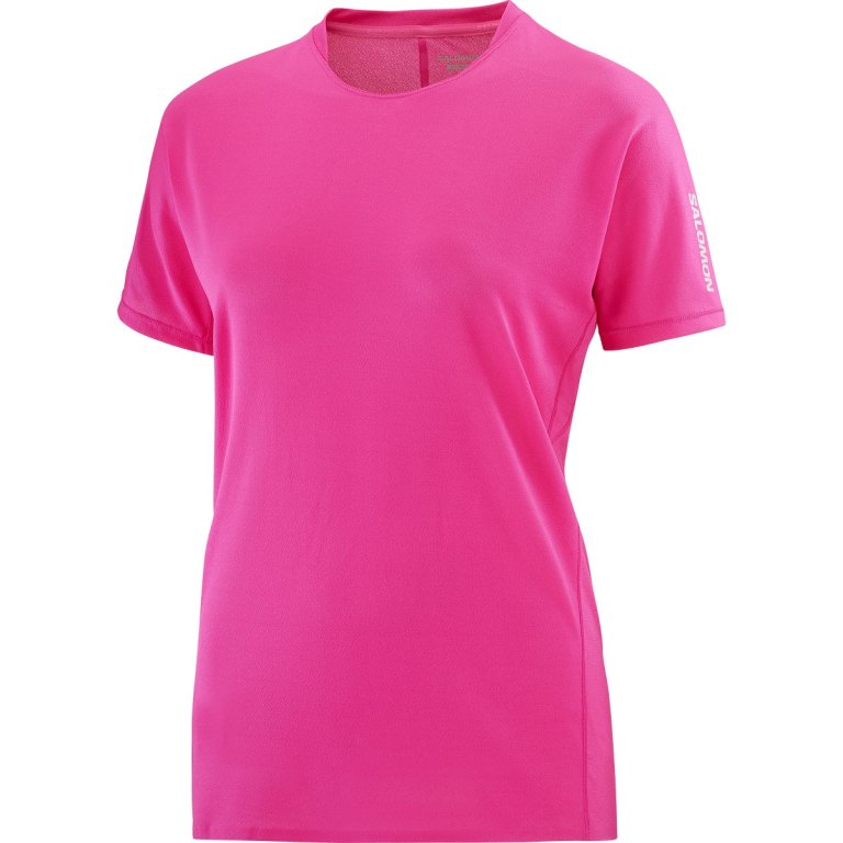 Футболка Salomon Sense Aero SS Tee W - рожевий