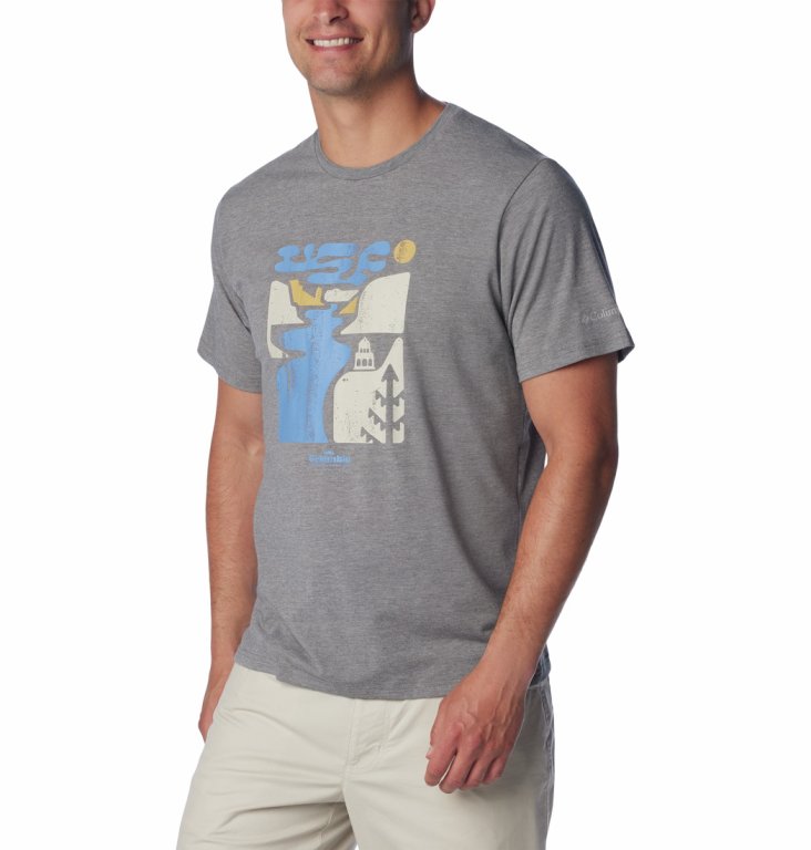 Футболка Columbia Sun Trek™ Graphic Tee M - сірий