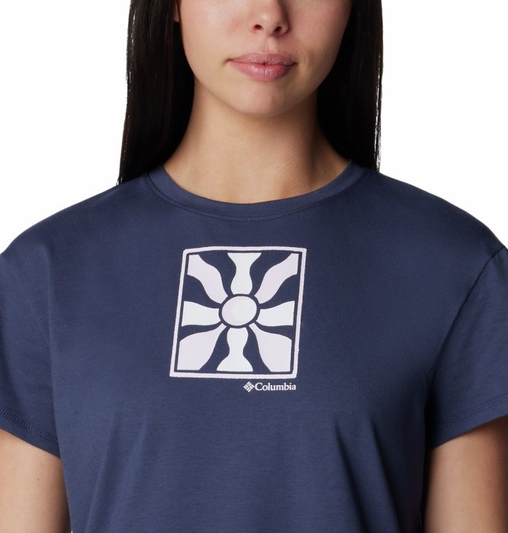 Футболка Columbia Sun Trek™ SS Graphic Tee W - синій
