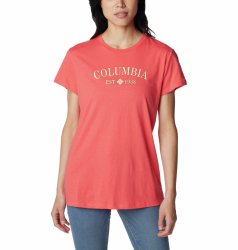 Футболка Columbia Trek™ SS Graphic Tee W - помаранчевий