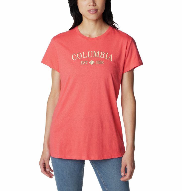 Футболка Columbia Trek™ SS Graphic Tee W - помаранчевий